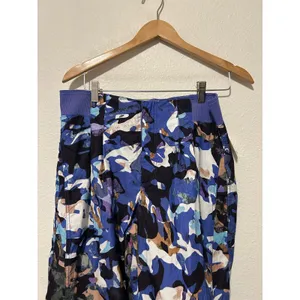NEW Free People Mesmerize Me Print Cargo Pants Size Medium Purple Camo Wide Leg thumbnail 7