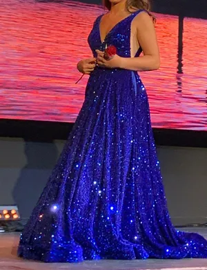Blue Prom / Pageant Gown thumbnail 1