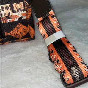Montana West‎ Orange and Black Southwest Tote Bag thumbnail 5