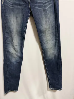 Miss Me Standard Skinny Jeans Dark Wash Embellished Pockets Size 28 ME8845SR thumbnail 8