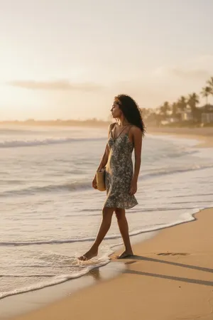 American Eagle Floral Sundress thumbnail 3