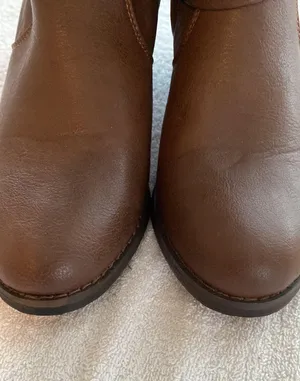 Cato boots mid calf height 2.5” block style heel zip up back size 7 thumbnail 6