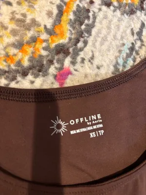 Aerie OFFLINE Brown Keyhole Workout Tank thumbnail 2