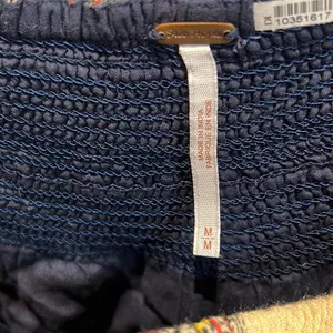 Patterned free people shorts thumbnail 3