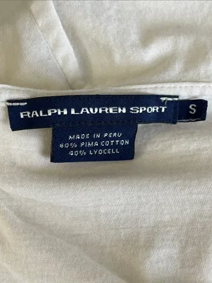 Ralph Lauren Sport Cream Ruffle V-Neck Blouse thumbnail 4