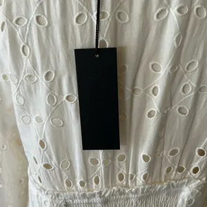 Gianni Bini Katrina Eyelet V-Neck Long Sleeve, White, Size Medium, NWT thumbnail 10