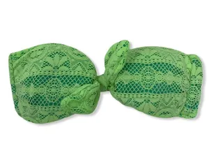 Victoria's Secret Green Lace‎ Look Bikini Top XS thumbnail 1