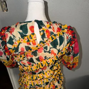 FARM Rio Puff Sleeve Fitted Mini Dress Size XS Petite NWOT thumbnail 5