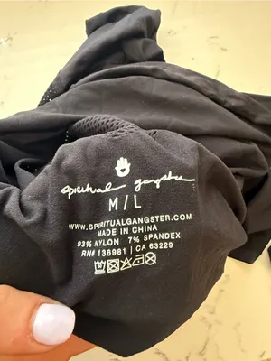Spiritual Gangster Black Long-Sleeve 'Create Your Karma' Graphic Tee thumbnail 4