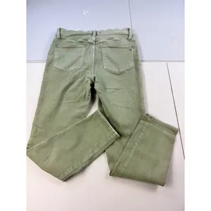 Madewell‎ 9" High Rise Skinny Crop Button Fly Jeans Womens Size 26 Green Denim thumbnail 2