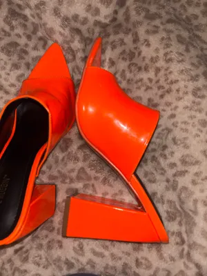 Cape Robbin Orange Mules thumbnail 2