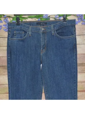 KanCan Jeans Women 15/31 Blue Mid Rise Flare Kick Stretch Denim thumbnail 2