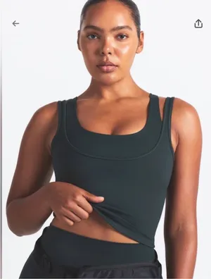 SKIMS X NIKE Matte Double Strap Scoop Tank S thumbnail 1