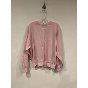 Lonely Ghost Sweatshirt Womens Medium Pink Text Me When You Get Home Fleece thumbnail 3