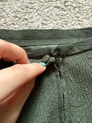 Vintage style Green Embroidered Midi Maxi Skirt thumbnail 5