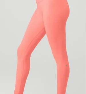 NEW WITH TAGS ALO Yoga 7/8 High-Waist Airbrush Legging - Strawberry Lemonade thumbnail 2