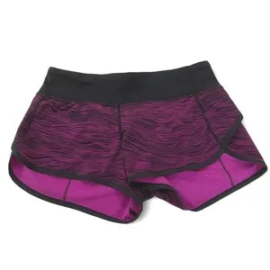 Lululemon Speed Short 2.5 Life Lines Polar Pink Black Size 6 W7A19S thumbnail 3