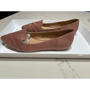 Journee NEW Faux Suede Mindee Slip On Pointed Toe Loafer Flats 8 $65 thumbnail 6