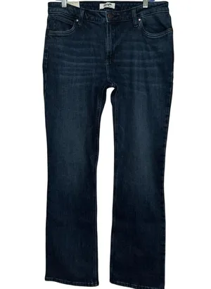 Wrangler Retro Women's Mae Mid-Rise Boot Cut Jeans Decorative Pockets Size 32x34 thumbnail 1