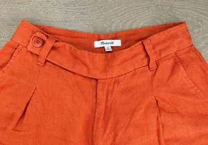 Madewell Wide-Leg Linen Harlow Pants thumbnail 2