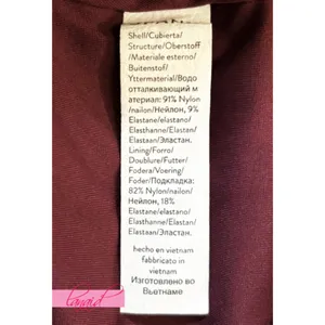 Spanx Pique Shaping Swim Dress Mulberry V-Neck Jacquard A-Line Skort Fit-&-Flare thumbnail 9