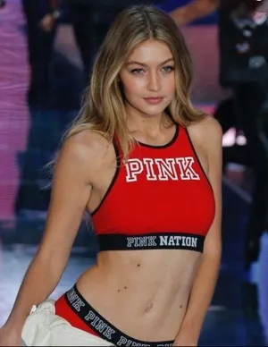 Pink crop top thumbnail 1