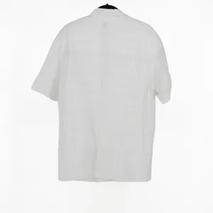 Gap x Doen Cotton Eyelet Lace Collared Button Down Blouse Shirt White Large thumbnail 4