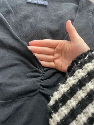 Brandy Melville black gina top thumbnail 2