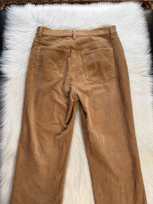 LOFT Gold Straight Leg Ankle Length Corduroy Pants thumbnail 8