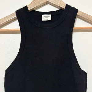 Abercrombie & Fitch Knit High-Neck Bodysuit Size Small Ribbed Sweater thumbnail 4