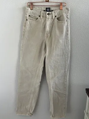 Urban Outfitters BDG Slim Straight Neutral Denim Jeans 26 thumbnail 1