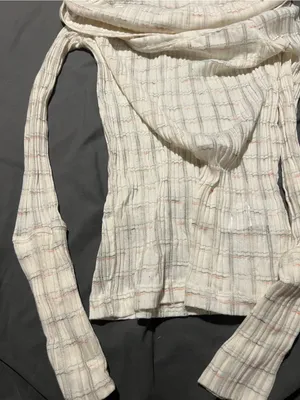 We The Free Snow Bunny Girlfriend Off Shoulder Top Womens small thumbnail 8