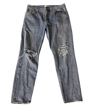 Agolde Jamie Distressed Jeans size 29 blue thumbnail 2