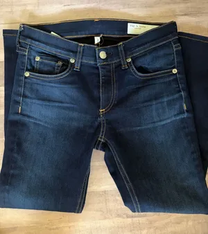 Rag & Bone Skinny Jeans Size 27 Dark Wash Stretch Denim Contrast Stitching thumbnail 1