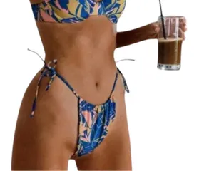 Skatie Kristen Anguilla Swim Binkini Bottoms Size Large NEW with Tags thumbnail 1