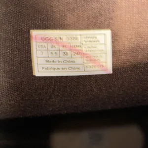Ugg Wilshire Brown Rubber Rain Boots Women’s Sz 7 Tall Fur Insole EUC thumbnail 9