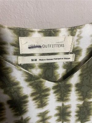 Urban Outfitters Mini Dress Green/White Size Medium thumbnail 8
