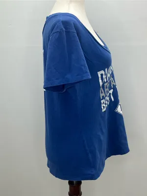 5th & Ocean Womens Kansas City Royals Diamonds Are A Girls Best Friend Shirt XXL thumbnail 5