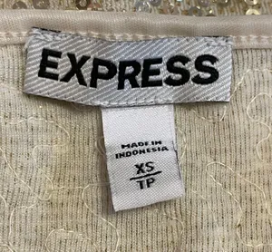 Express Sequin Tank Champagne / Gold Size XP thumbnail 3