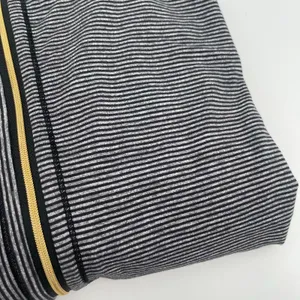 LULULEMON Vinyasa Scarf Wrap Zipper Gold Stripes Black Gray Stretch Multi Way thumbnail 7