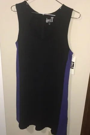 NEW black business dress Size M thumbnail 1