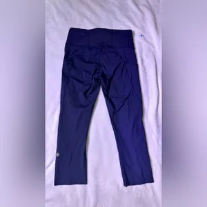 lululemon purple leggings with reflective logo dot thumbnail 3
