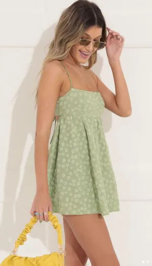 Lucy in the Sky Green Dress thumbnail 2