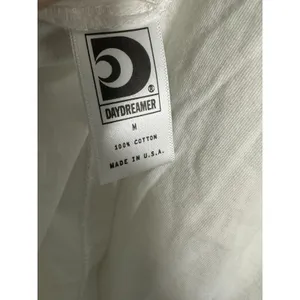 Daydreamer Guest Check Tee Short Sleeve White Shirt Oversized Medium NEW thumbnail 3