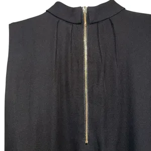 WHITE HOUSE BLACK MARKET‎ Black Sleeveless Choker Neck Shift Dress EUC Size 6 thumbnail 7