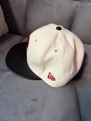 New Era Philadelphia Phillies 59Fifty Fitted Hat 7 3/8 Cream With Leather Brim (NWD) thumbnail 2