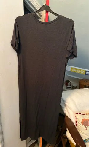 Loft T-Shirt Dress Grey thumbnail 4