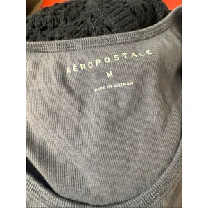 Aeropostale Denver CO ’87 Ribbed Crop Tank Top Size M thumbnail 3