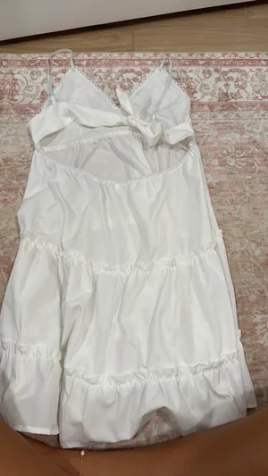 White Mini Dress Size M thumbnail 2