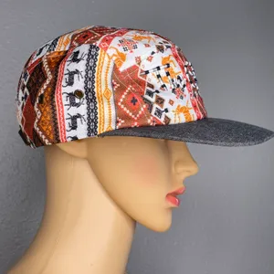 Only See The Good Clothing Company Colorful Native Western Pattern Flat Bill Hat thumbnail 3